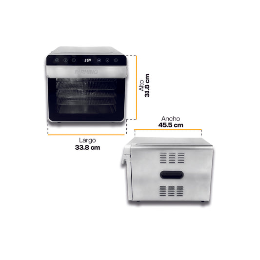 Deshidratadora de alimentos de 6 charolas Desali-6