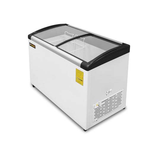 CONGELADOR HORIZONTAL TAPAS DE CRISTAL CURVO 7 PIES