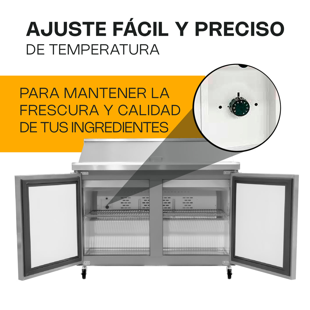 MESA REFRIGERADA DE PREPARACION 13.3 PIES